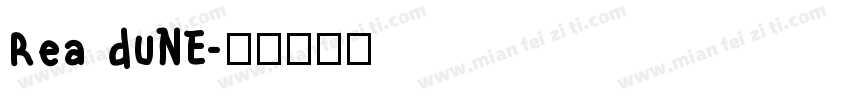 Rea dUNE字体转换